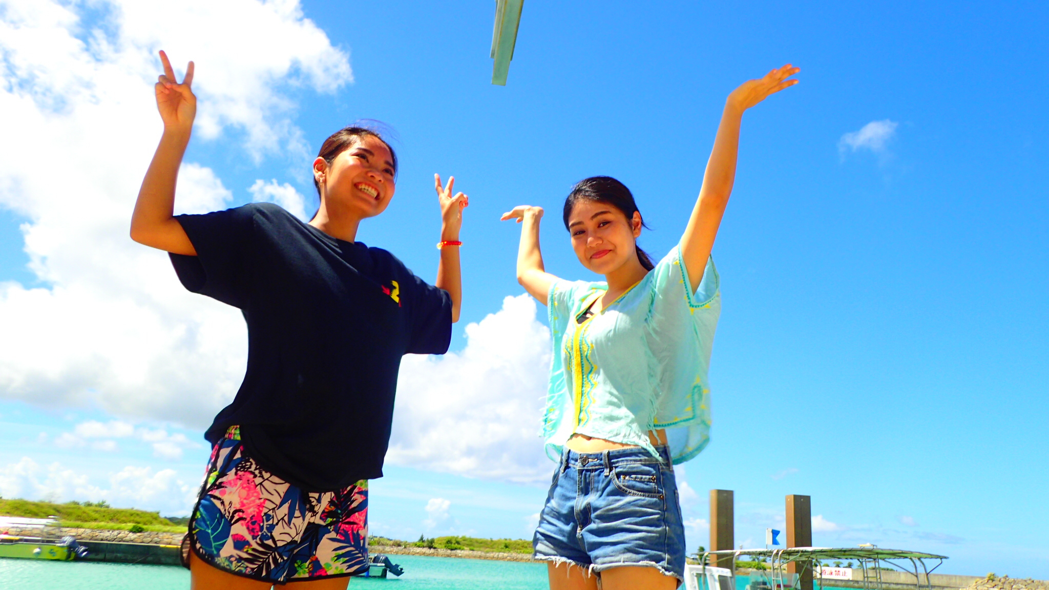 沖縄はピッカーンといいお天気！